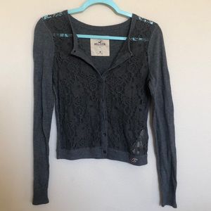 Gray Hollister Sweater